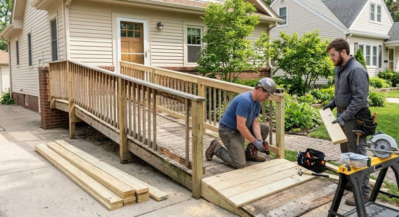 Wood Ramp Repair in Conroe, TX