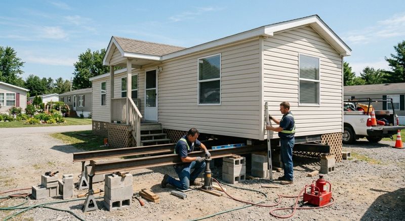 Mobile Home Leveling Service
